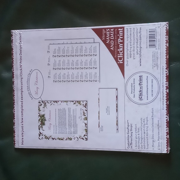 Gold Foil Letterhead - 40 count - Picture 3 of 4